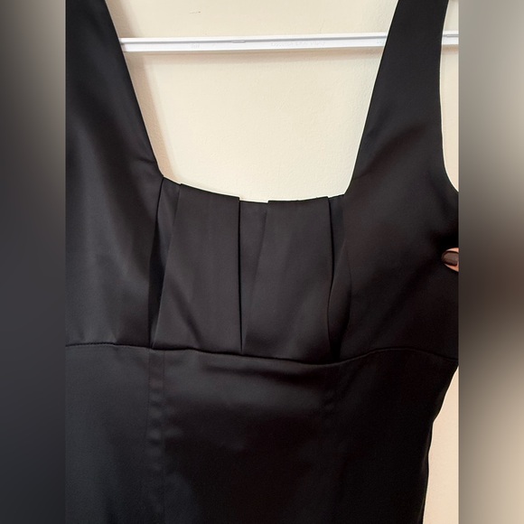 Calvin Klein Black Midi atin look Dress - Picture 3 of 7